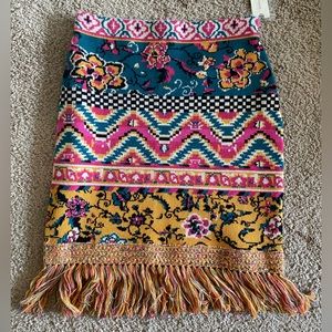 NWT Anthropologie Tassel Skirt